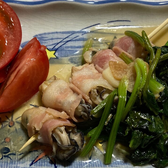 牡蠣ベーコン